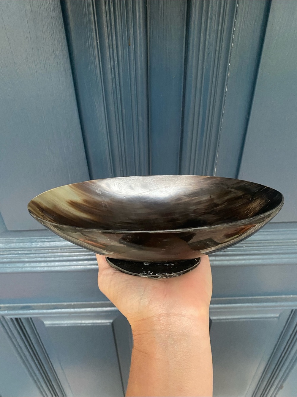 Gorgeous Horn Bowl with base